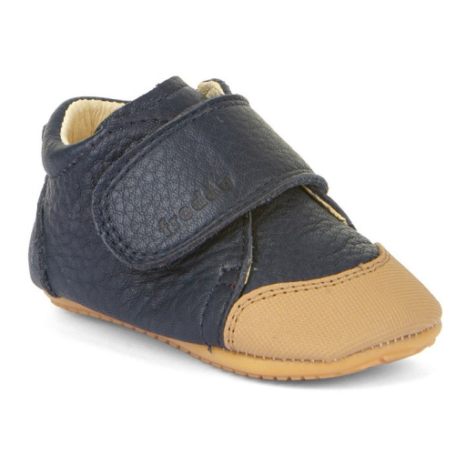 FRODDO KOŽENÉ CAPÁČKY PREWALKERS G1130015 DARK BLUE