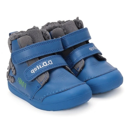 D.D.STEP ZIMNÍ OBUV W066-42218A BLUE